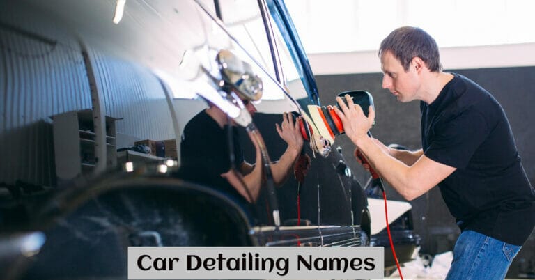 Car Detailing Names