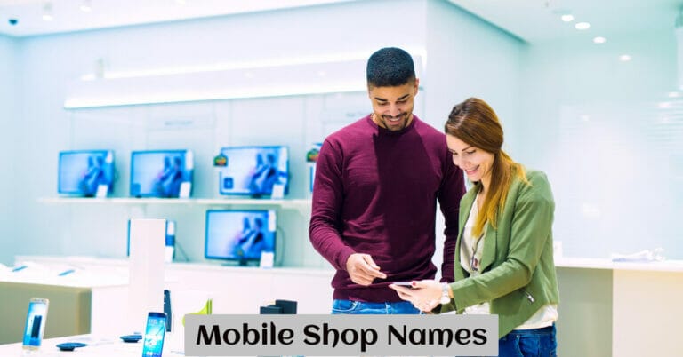 Mobile Shop Names
