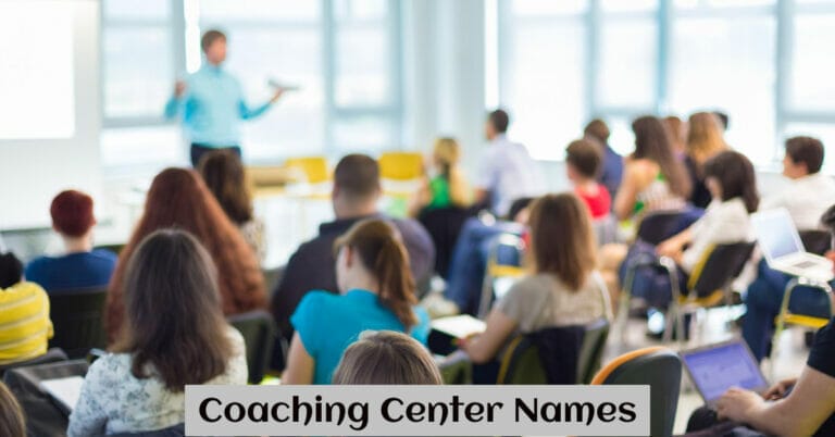 Coaching Center Names