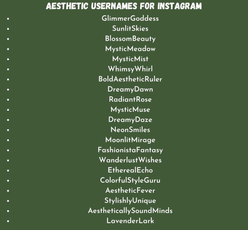 cute username ideas 🦇 - aesthetic usernames  Usernames for instagram,  Aesthetic usernames, Aesthetic names for instagram