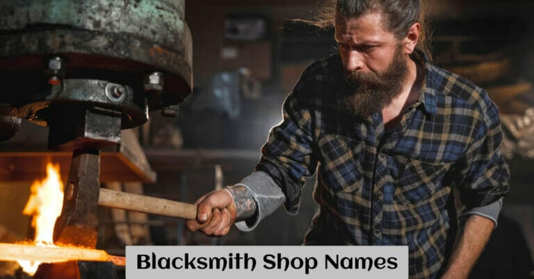 Blacksmith Shop Names