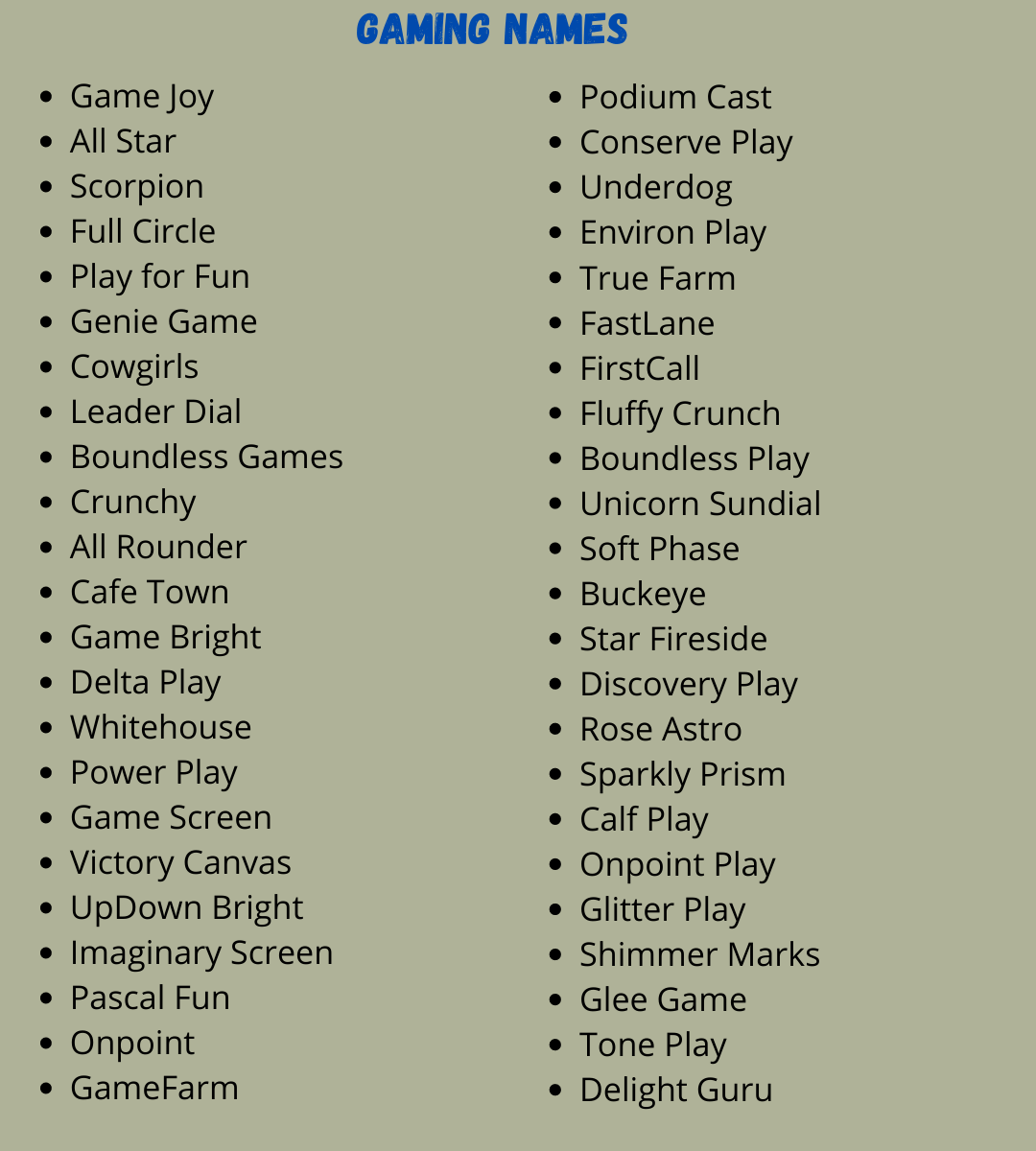 7500 Cool Gaming Names and Nicknames Ideas (2023)