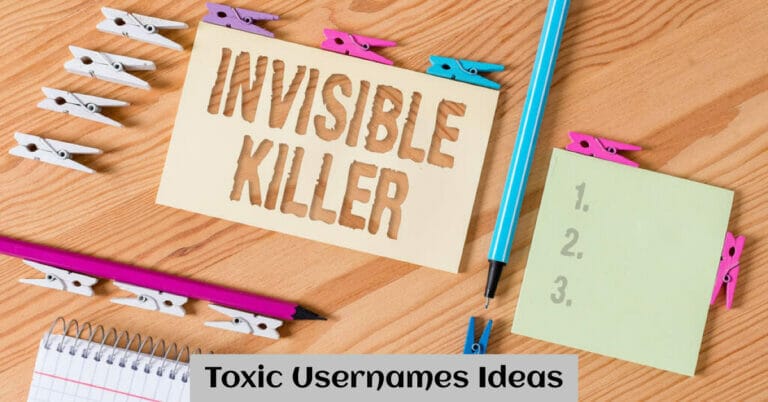 Toxic Usernames