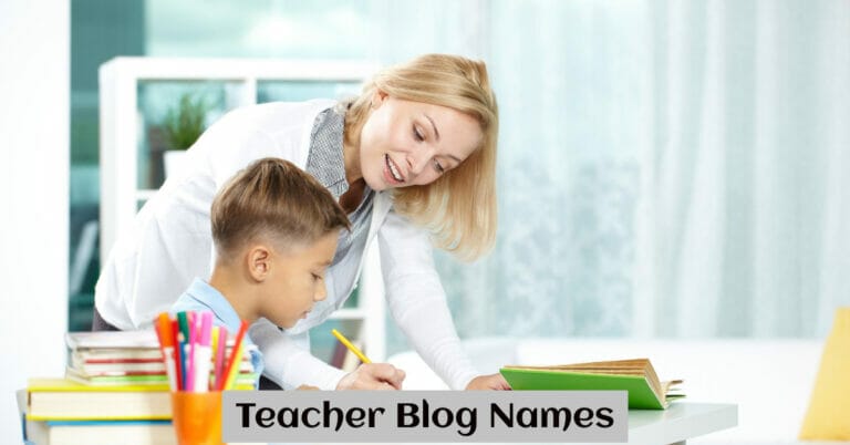 Teacher Blog Names