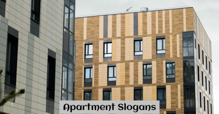 Apartment Slogans