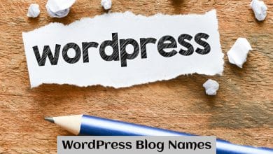 WordPress Blog Names
