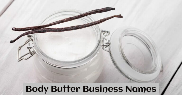 Body Butter Business Names
