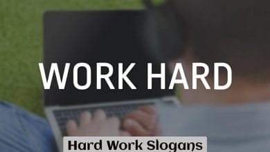 Hard Work Slogans