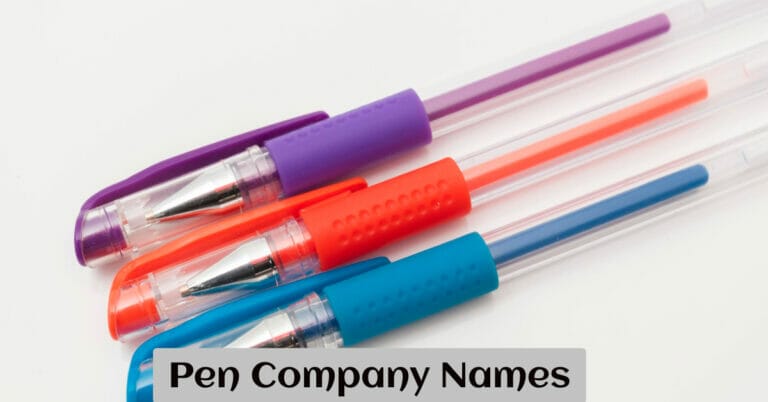 Pen Company Names