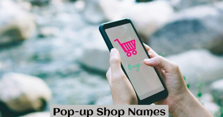 Pop-up Shop Names