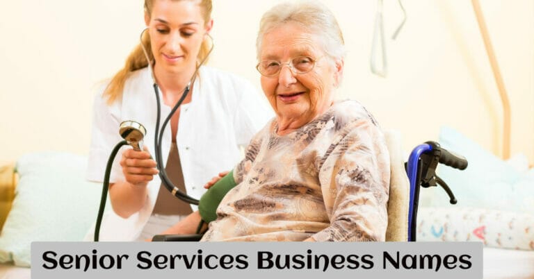 Senior Services Business Names