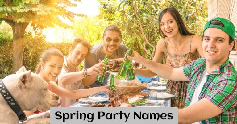 Spring Party Names
