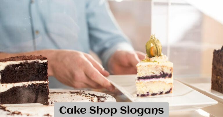 Cake Shop Slogans