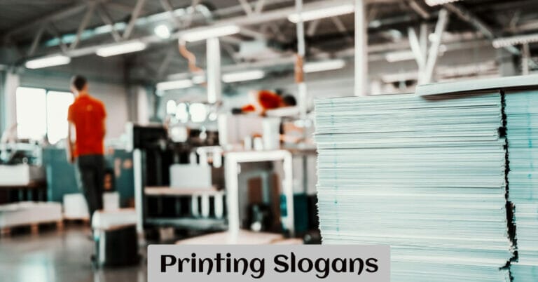 Printing Slogans