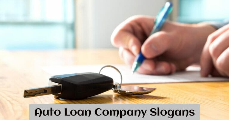 Auto Loan Company Slogans