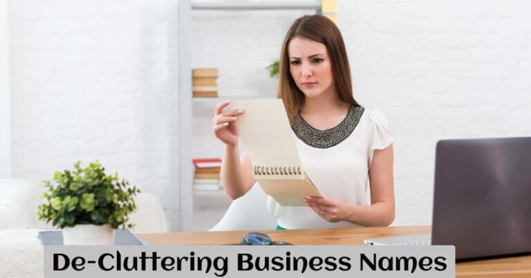 De-Cluttering Business Names