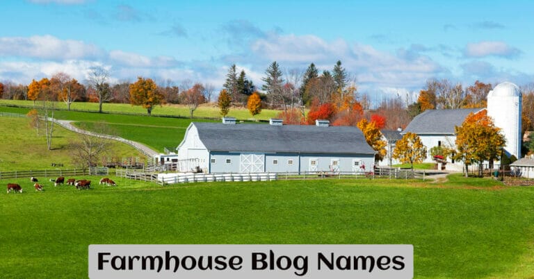 Farmhouse Blog Names