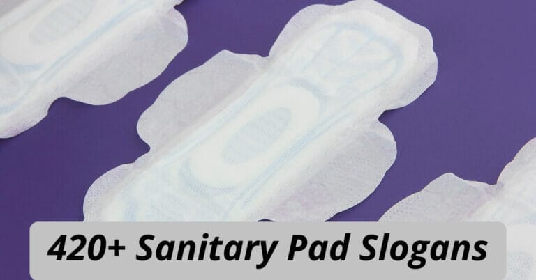 Sanitary Pad Slogans
