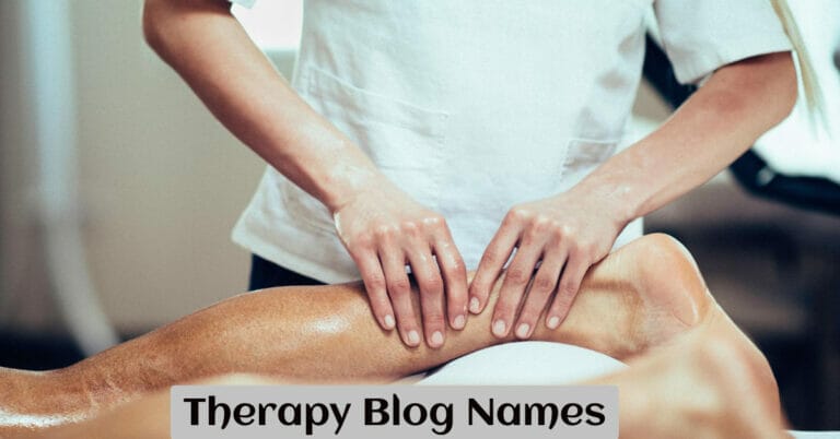 Therapy Blog Names