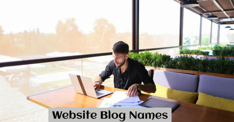 Website Blog Names