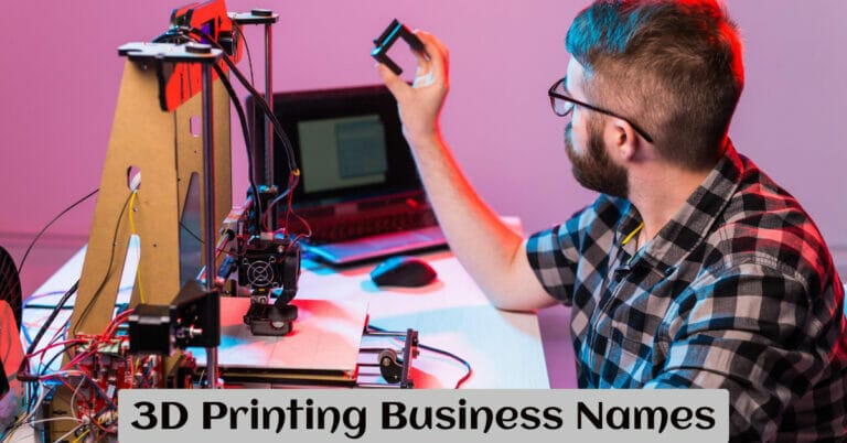 3D Printing Business Names