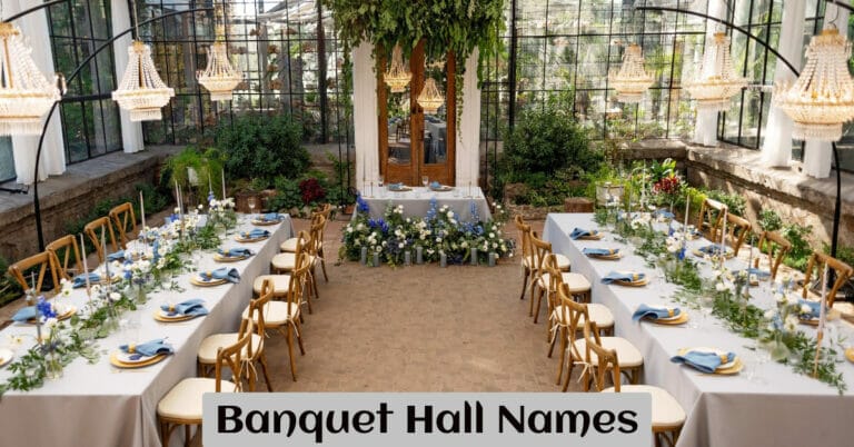 Banquet Hall Names