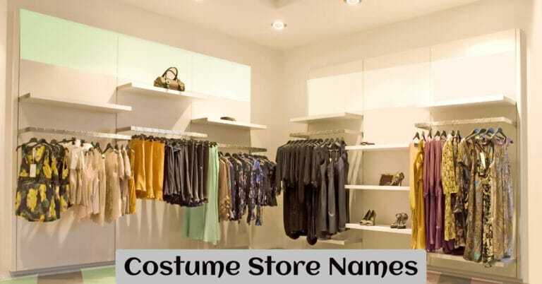 Costume Store Names