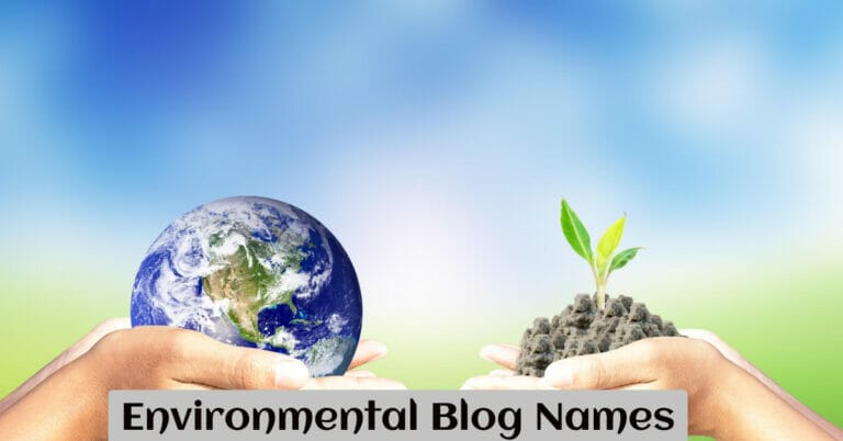 Environmental Blog Names