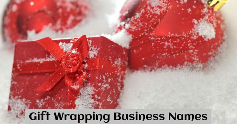 Gift Wrapping Business Names