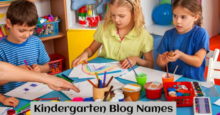 Kindergarten Blog Names