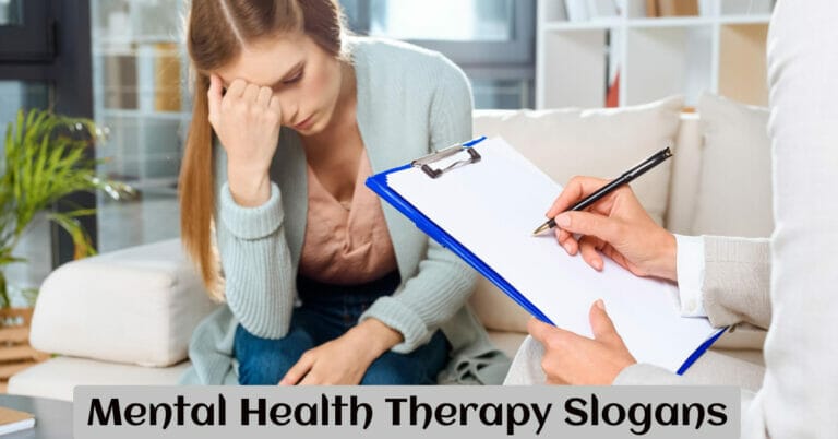 Mental Health Therapy Slogans