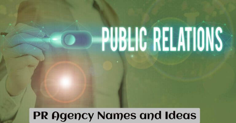 PR Agency Names