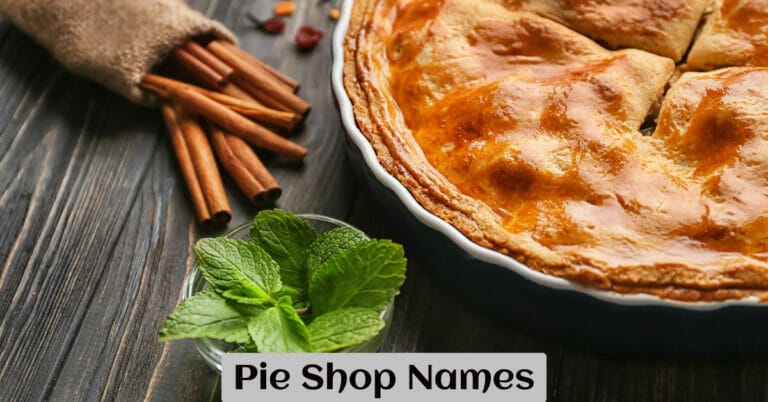 Pie Shop Names