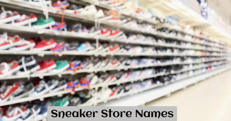 Sneaker Store Names