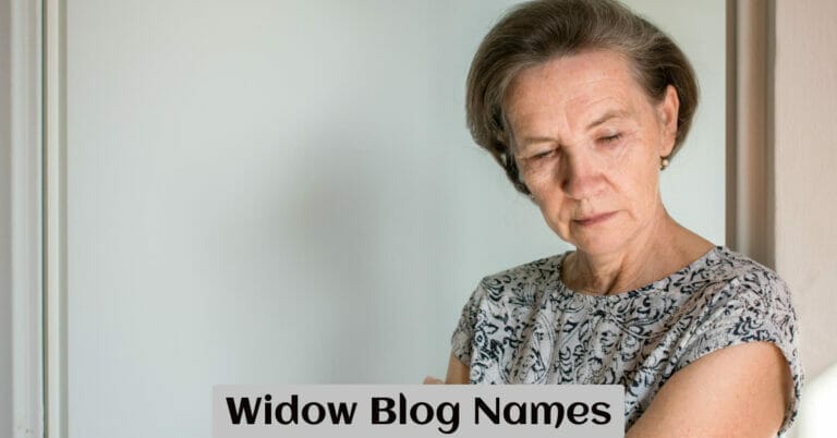 Widow Blog Names