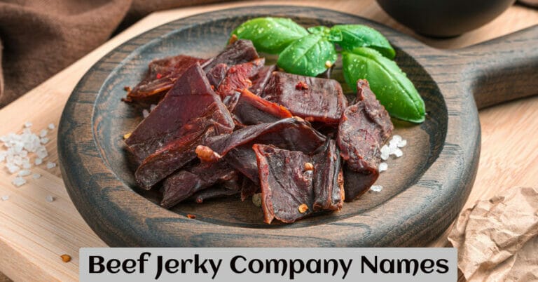 Beef Jerky Company Names