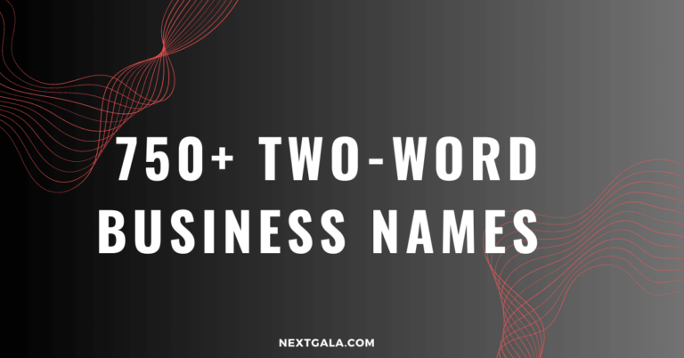 Two-Word Business Names