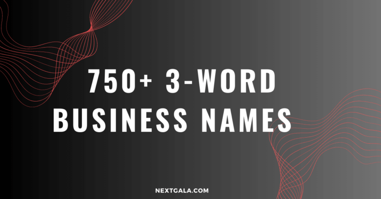 3-Word Business Name