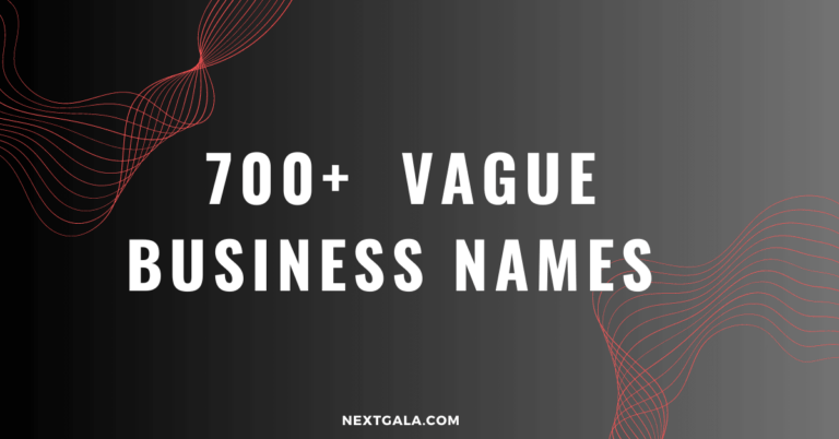 Vague Business Names