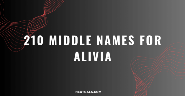 Middle Names For Alivia