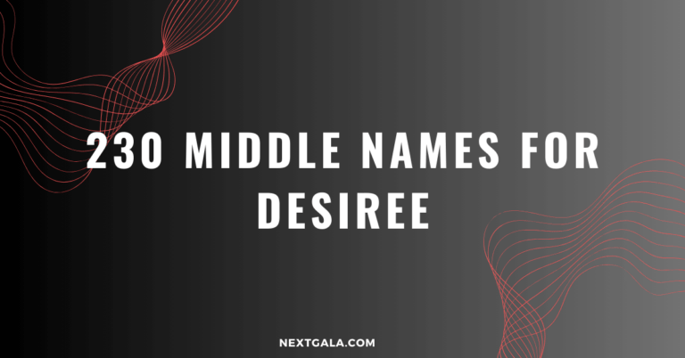 Middle Names For Desiree