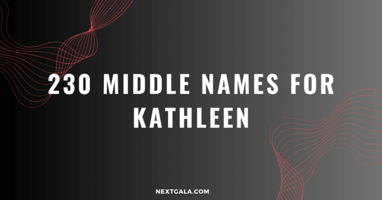 Middle Names For Kathleen