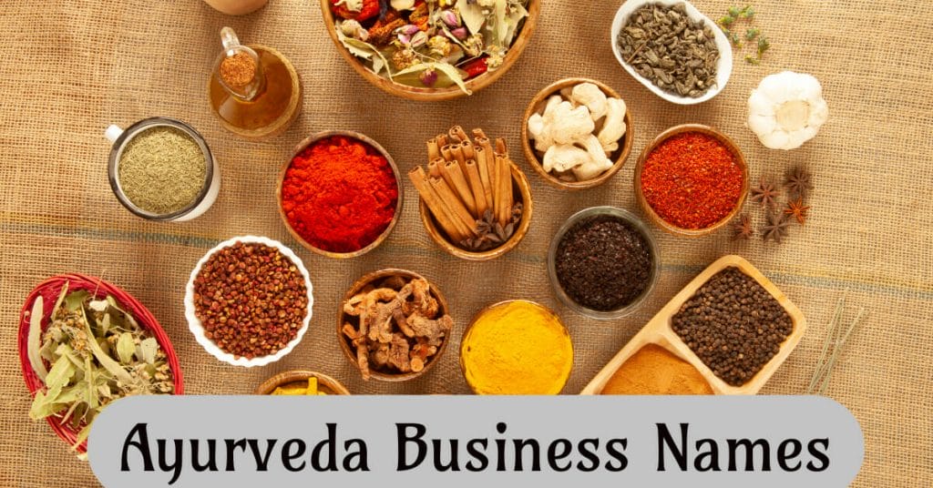 Ayurveda Business Names