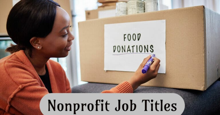 Nonprofit Job Titles