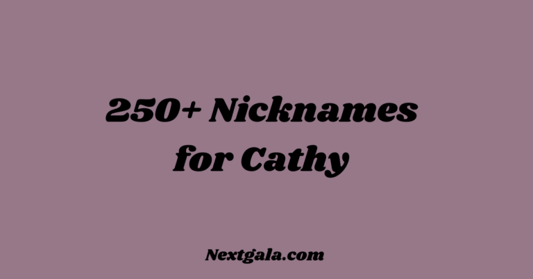 Nicknames for Cathy