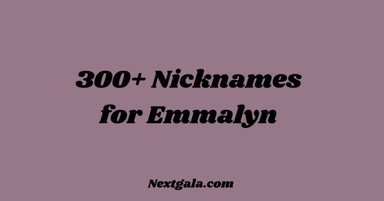 Nicknames for Emmalyn