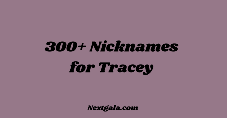 Nicknames for Tracey