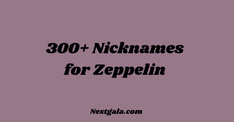 Nicknames for Zeppelin