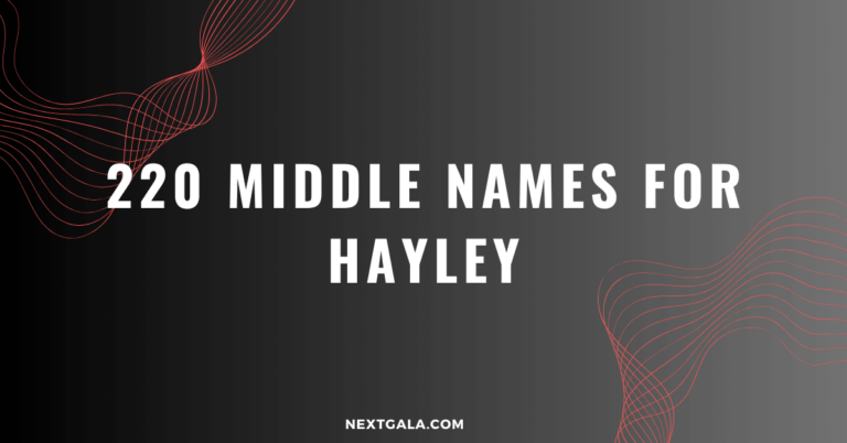 Middle Names For Hayley