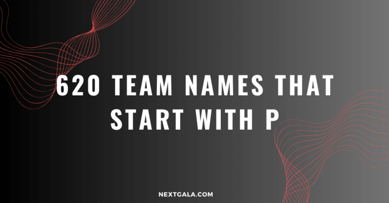Team Names That Start With P